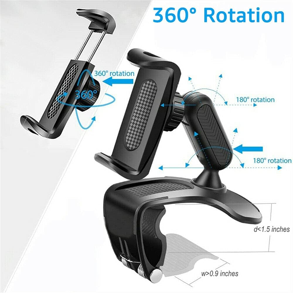 Universal 360&deg; Dashboard Car Holder Mount for Smart Phones Phone GPS Cradle image number 5