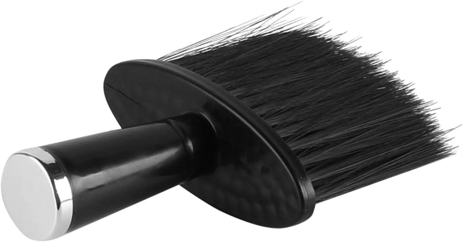 Laroal 3 Pieces Hair Brush Hair Trimmer Cleaning Brush Neck Dust Cloth Hairdressing Accessories Hairdressing Brush for Brushing Hair around Neck and Ears after Haircut