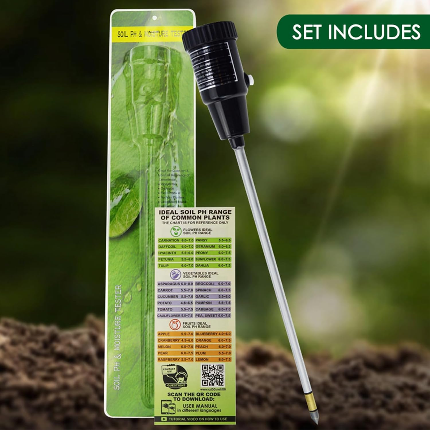 Gain Express Soil Ph & Moisture Meter 295Mm Long Electrode image number 4