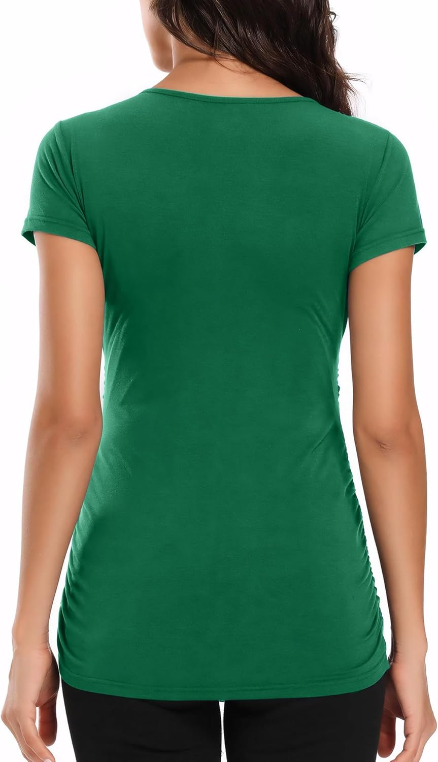 KEOYA Women'S Nursing Tank Top Breastfeeding Tee Shirt Summer Sleeveless Pregnancy V Neck Top for Moms-To-Be