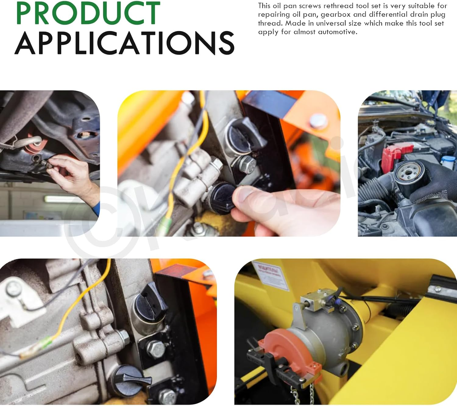 Keadic 28Pcs Universal Oil Drain Plug Gasket Assortment Kit, Automotive Metric Drain Plugs Compatible with Jeep GM Ford Honda Toyota Nissan image number 1