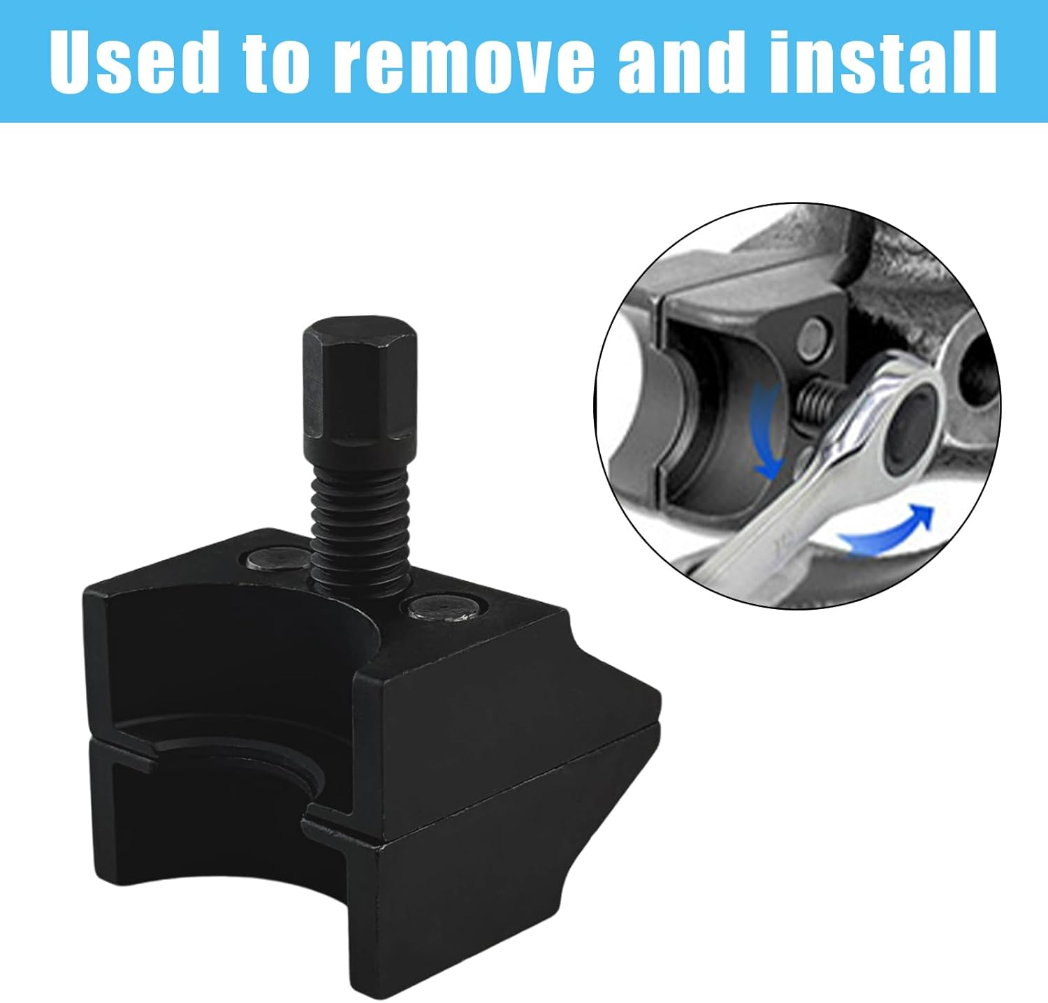 Suspension Strut Split Tool, Universal Suspension Strut Split Spreader Hub Steering Knuckle Spreader Compatible with Volkswagen Audi BMW Ford Peugeot Citro&euml;n image number 2