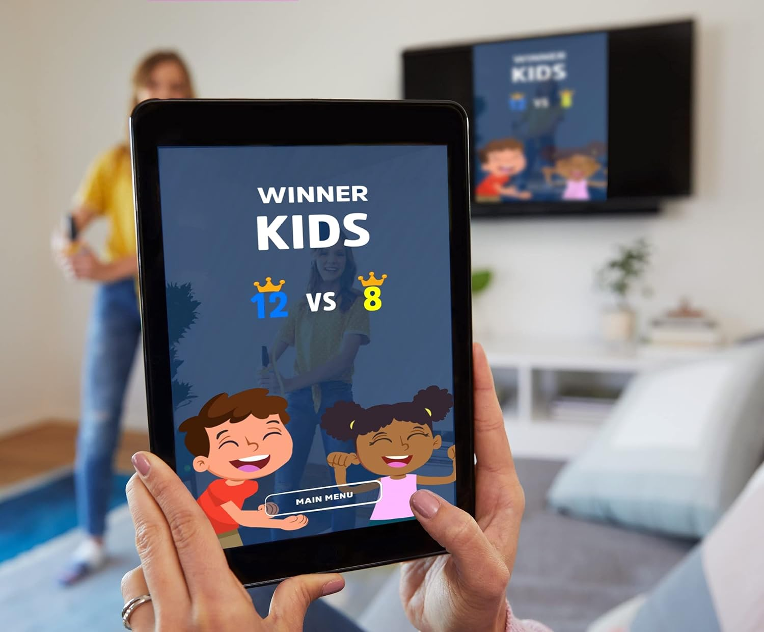 Mattel Game GYH82 Pictorial Air Children Vs Adult (6 Years Old and Up), Black image number 2