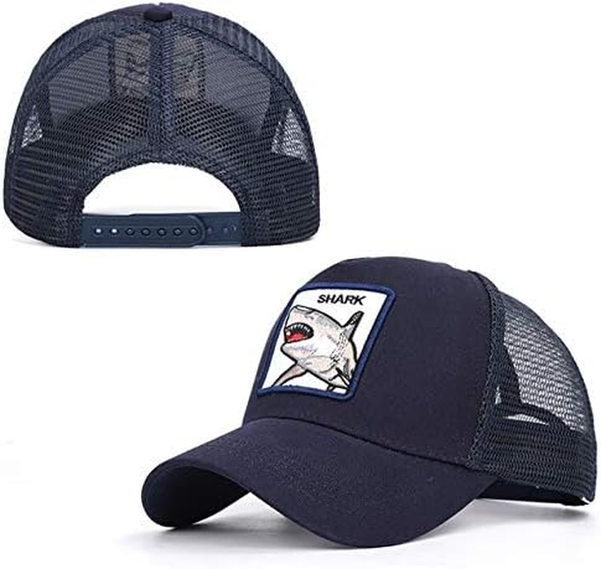 QOHNK Baseball Cap Fashion Unisex Mesh Cap Animal Baseball Hats Men Women Commuting Outdoor Travel Hats - A image number 5