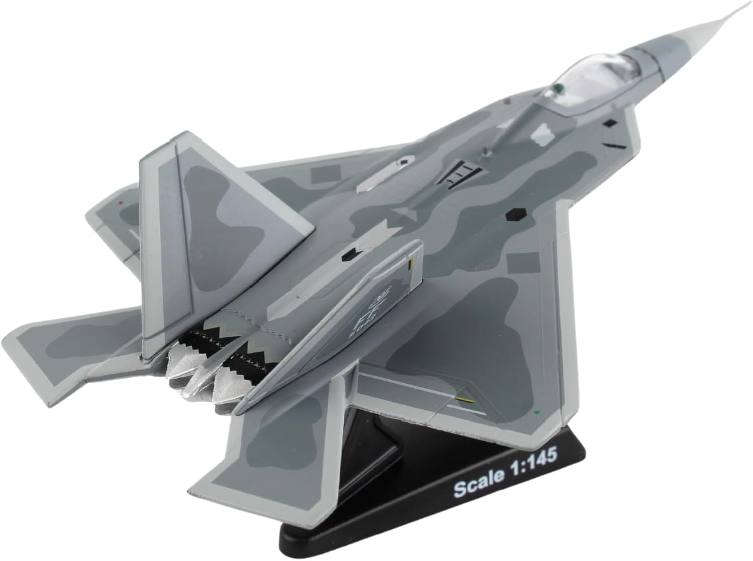 Daron Postage Stamp USAF F-22 1/145 Raptor Vehicle image number 4