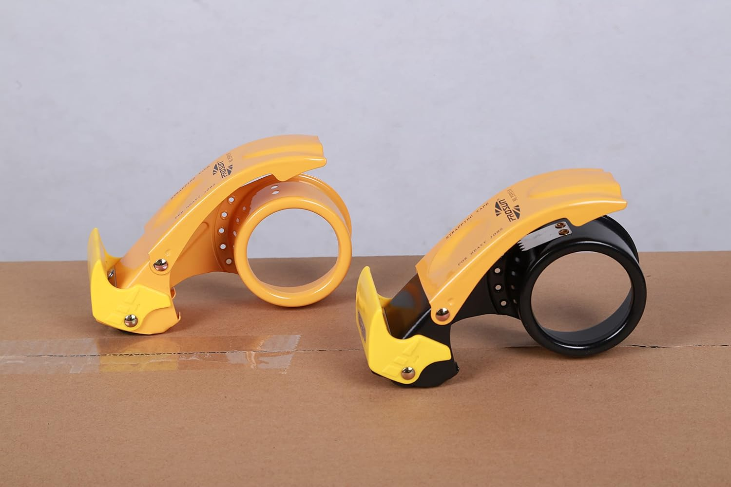 【Upgraded】 PROSUN Blade Safety Pink Cover 2 Inch Professional Packing Tape Dispenser Packaging Metal Handheld Tape Gun Sealing Cutter TG11 image number 3