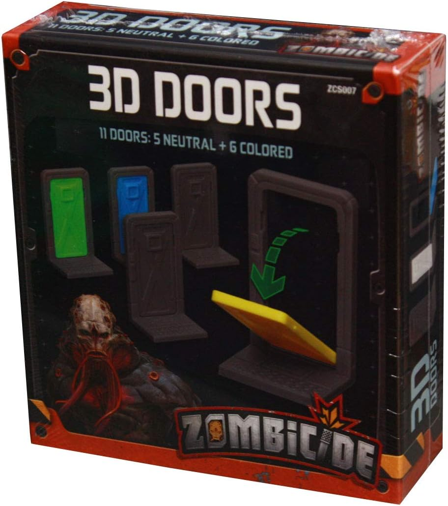 Cool Mini or Not Zombicide : Invader - 3D Doors Board Game
