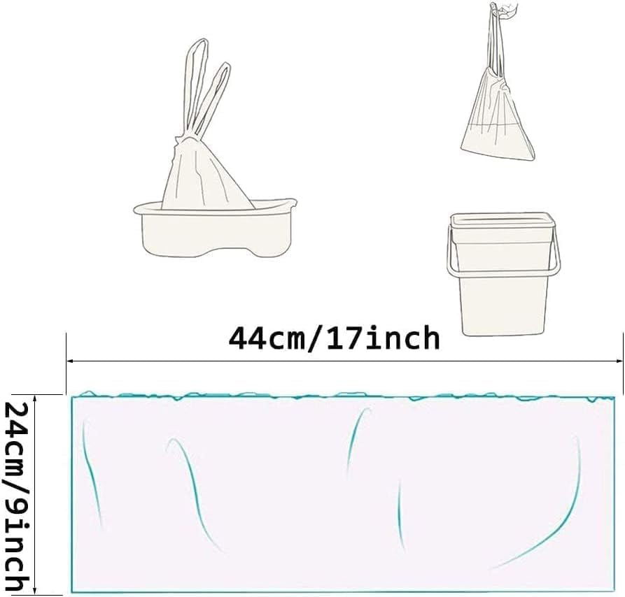 100 Pack Potty Chair Liners Disposable,Drawstring Training Toilet Seat Liner Bags Cleaning Bag for Kids Toddlers Outdoors Travel image number 2