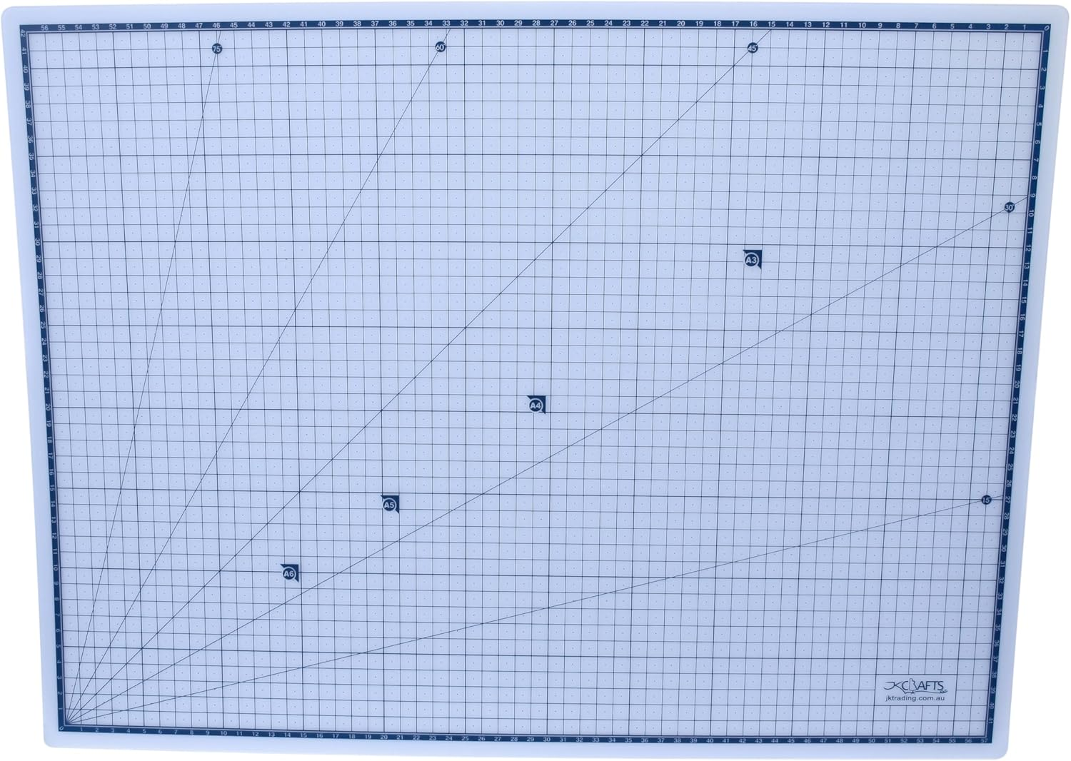 Self Healing Cutting Mat A1-60X90Cm, Improved PVC, 5Ply, 2 Side Prints, Metric and Imperial, Green - Cutting Mats for Crafts, Quilting - Large Cutting Mat for Sewing, Rotary Cutting Mat