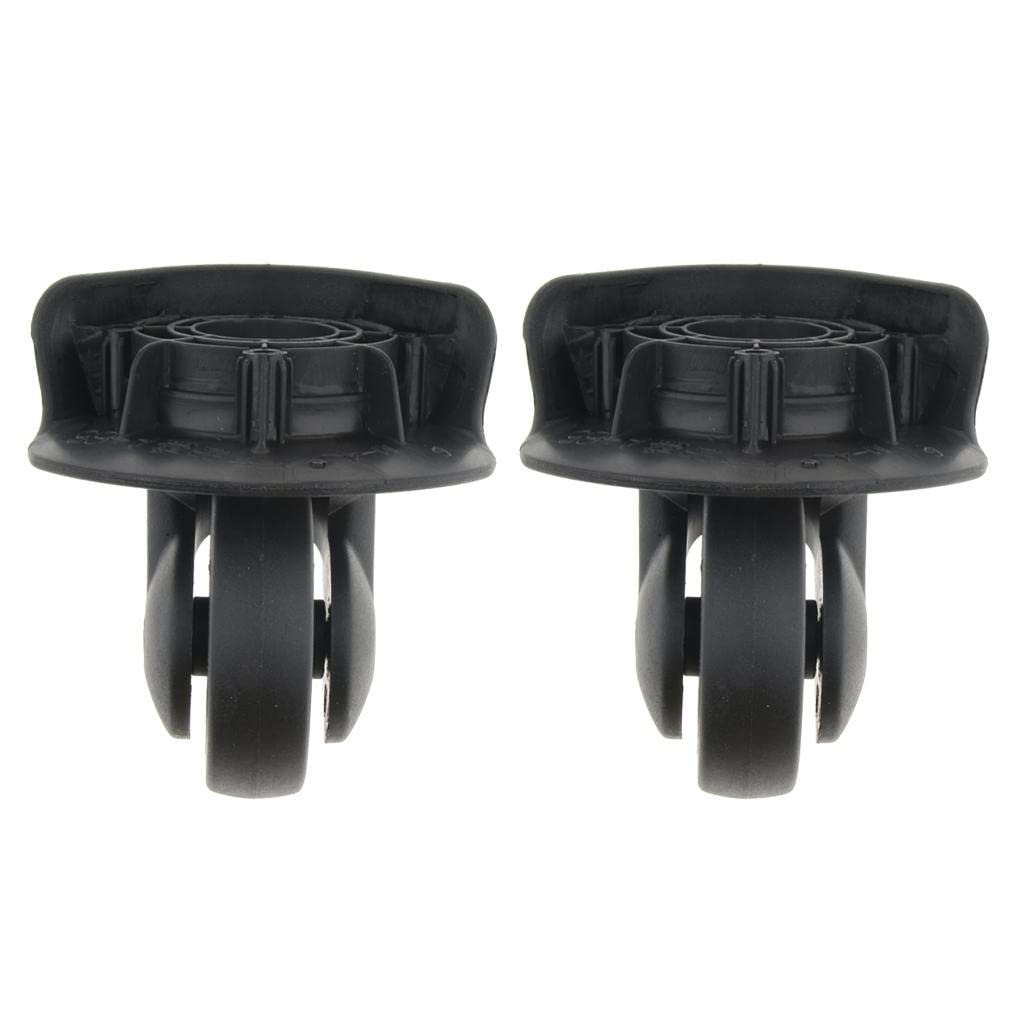 Baosity 1 Pair Universal Swivel Luggage Suitcase Wheel Replacement Caster ?A65-Size L? image number 2