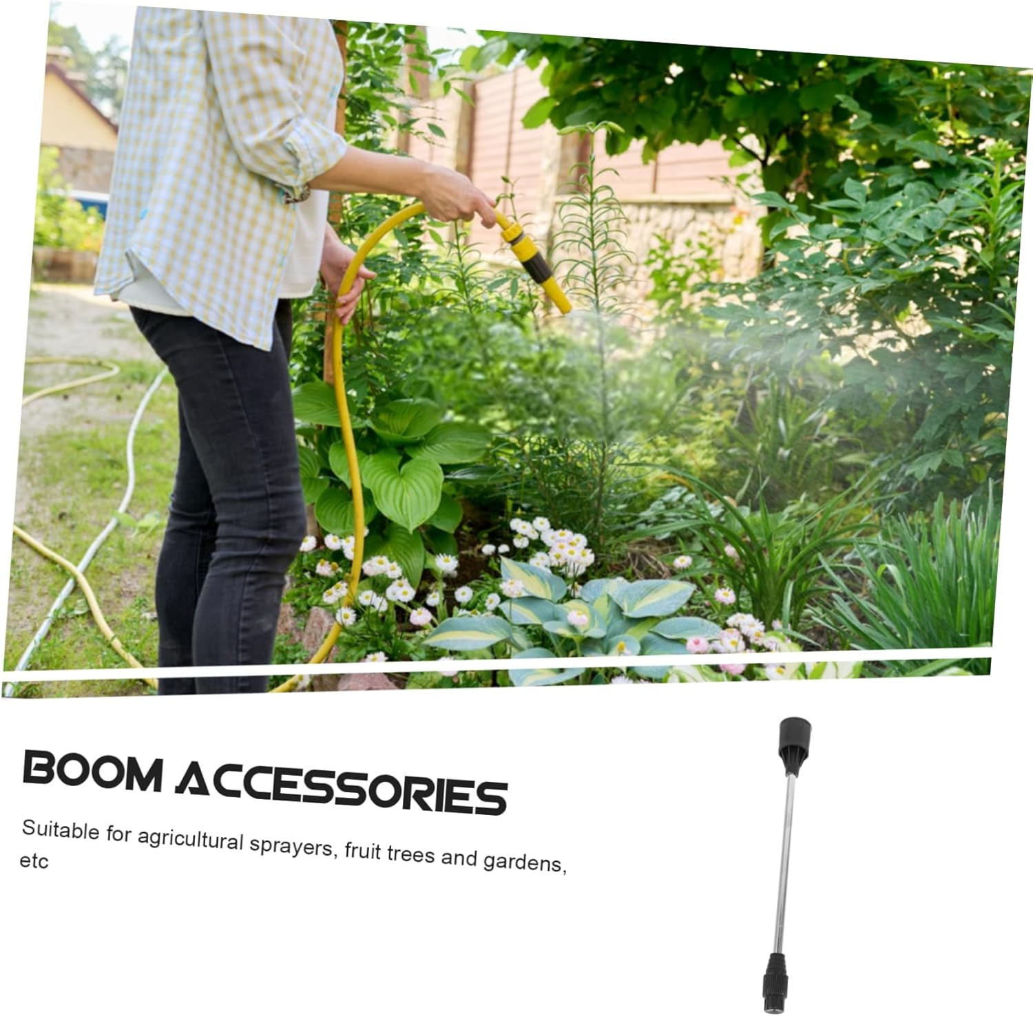 HAKIDZEL 4Pcs Long Gardening Sprayer Rod Agricultural Sprayer Pole Replaceable Easy to Use Maintain image number 2