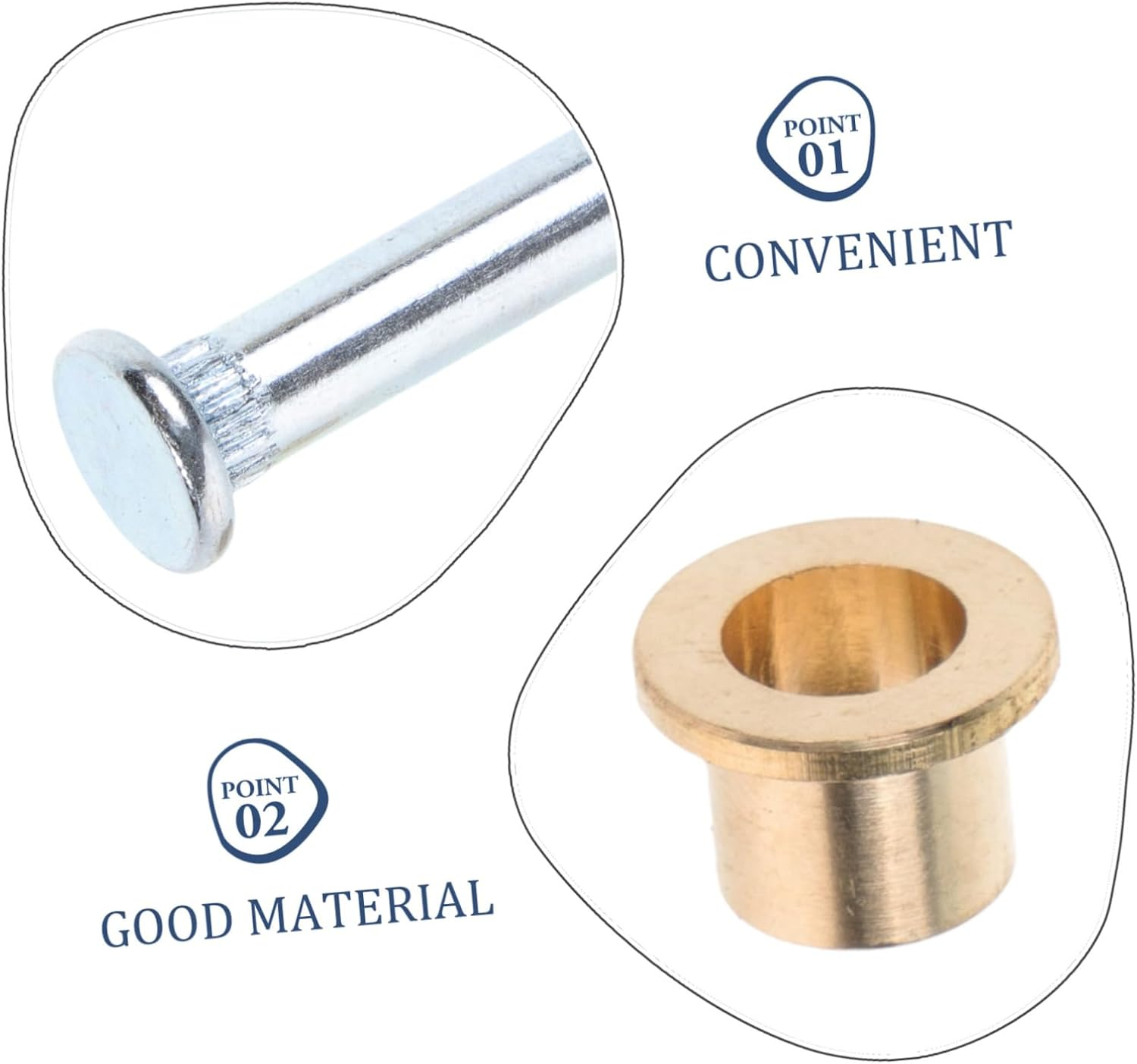 SOESFOUFU 1Set Car Door Hinge Repair Kit Automotive Door Hinge Bushing Tool for Car Models Easy Installation Saving for Vehicle Maintenance image number 1