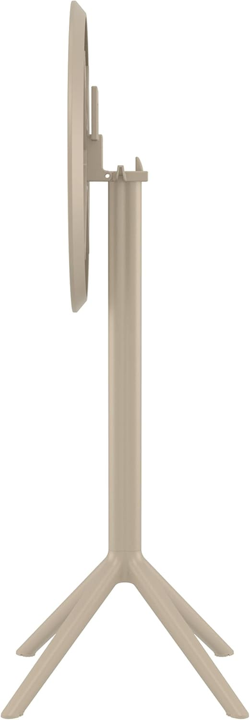 Sky Folding 60 round Bar Table, Taupe image number 5