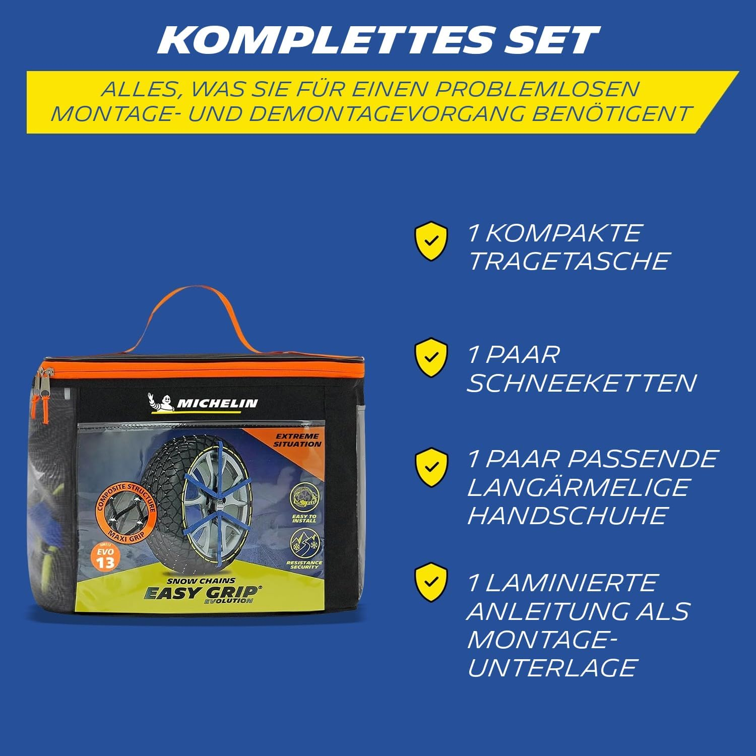 Michelin 008301 Easy Grip Snow Chains Evolution N&deg;12 image number 5