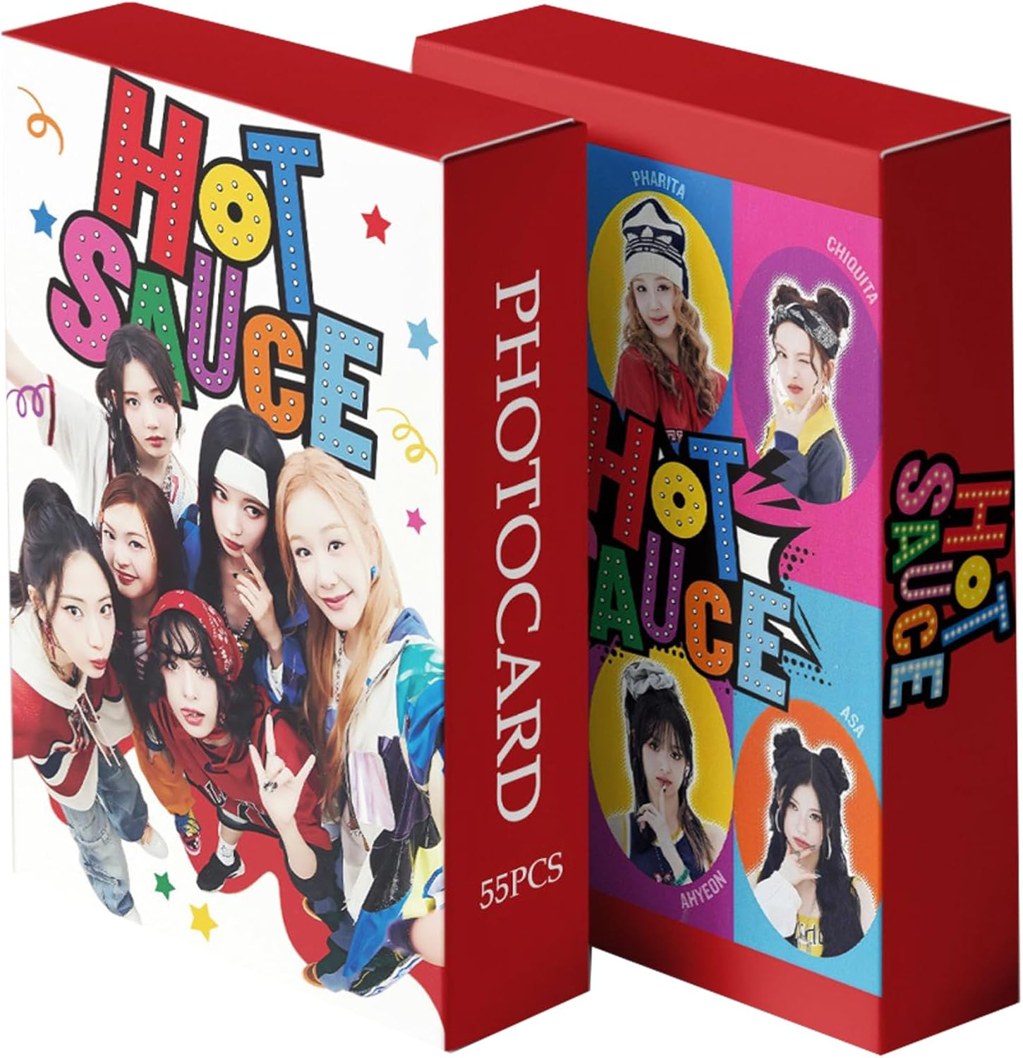 Yuto BABYMONSTER 55Pcs Album HOT SAUCE Photocard Gift Lomo Cards Merch BABYMONSTER HOT SAUCE Postcard Boys and Girls