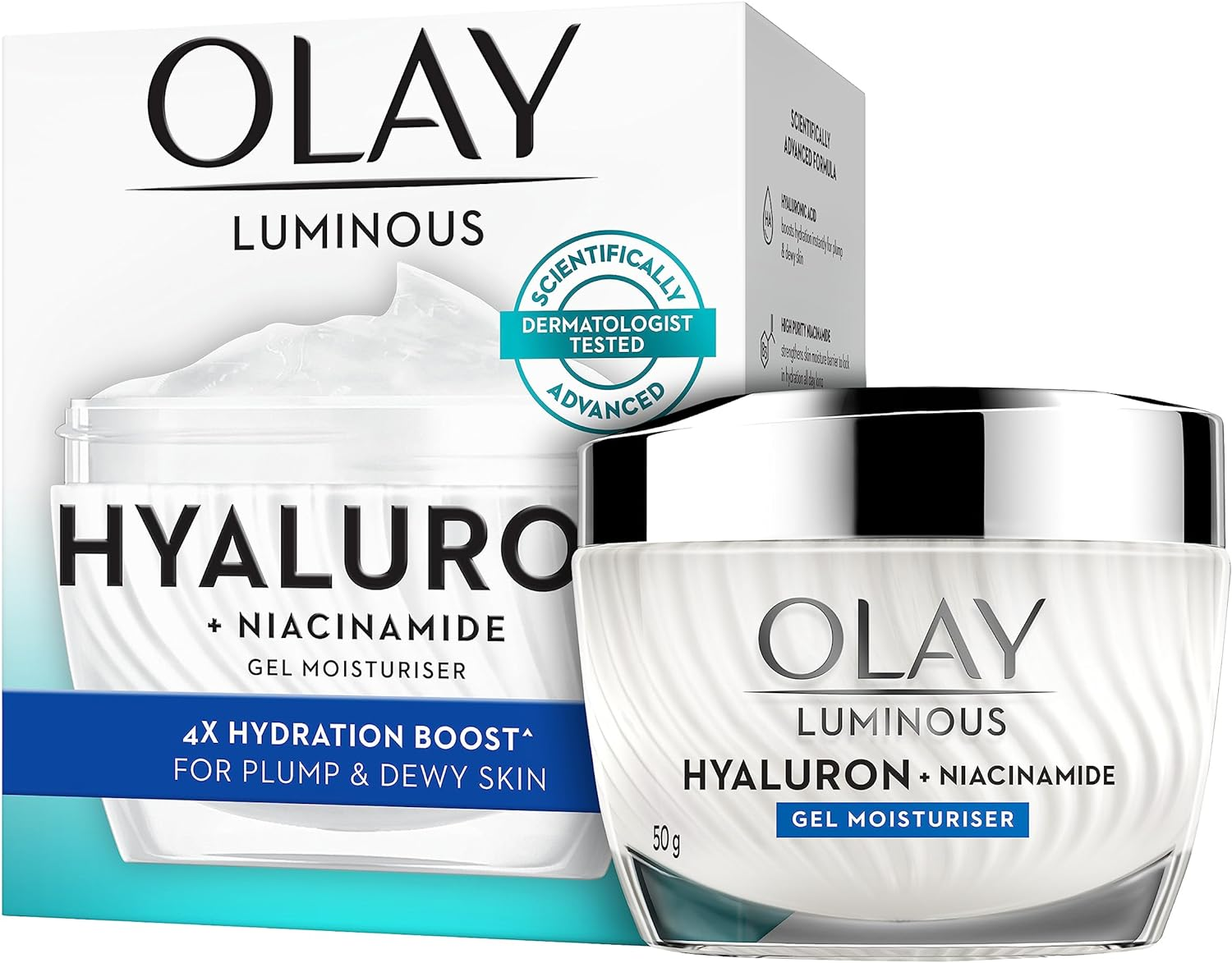 Olay Luminous Hyaluron + Niacinamide Face Cream 50G image number 2