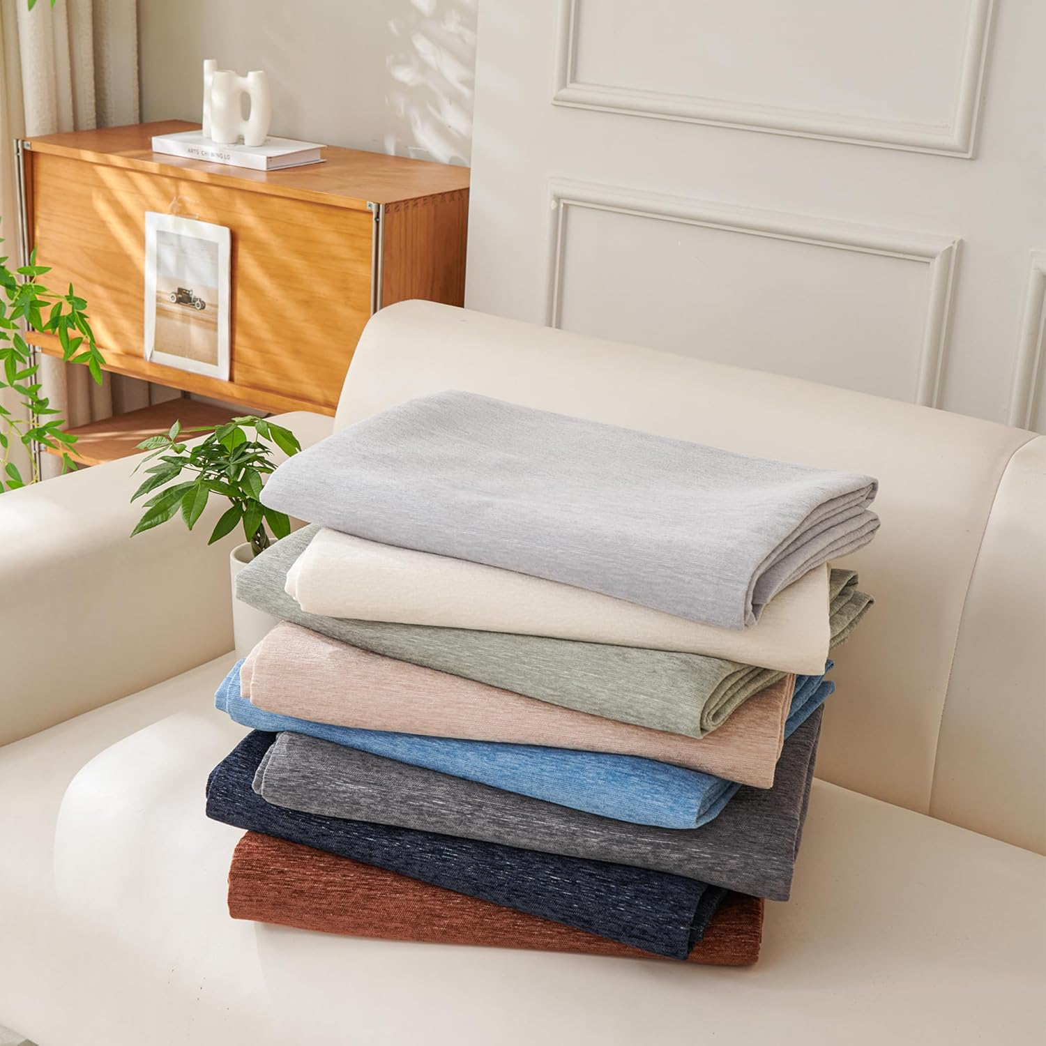 Colidcolor Sofa Cover for Sectional Couch,Sofa Towel Cover for Couches Living Room Furniture Protector (Xxl-180Cm*380Cm) image number 5