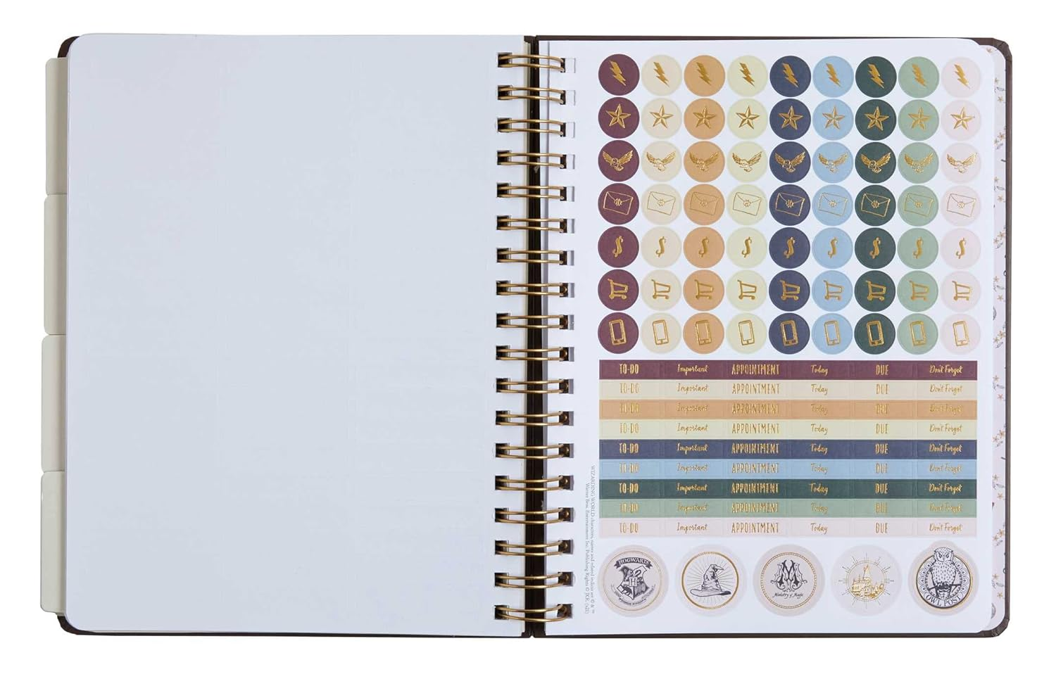 Harry Potter: Hogwarts 12-Month Undated Planner: (Harry Potter School Planner School, Harry Potter Gift, Harry Potter Stationery, Undated Planner) image number 1