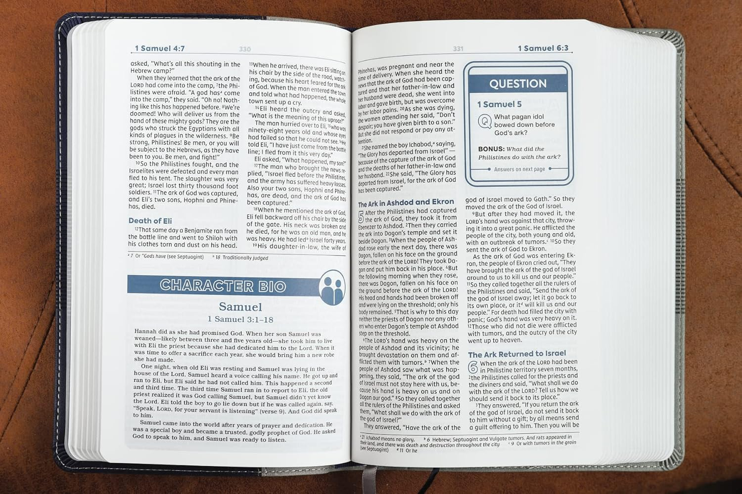 NIV Teen Study Bible Comfort Print [Blue] image number 5