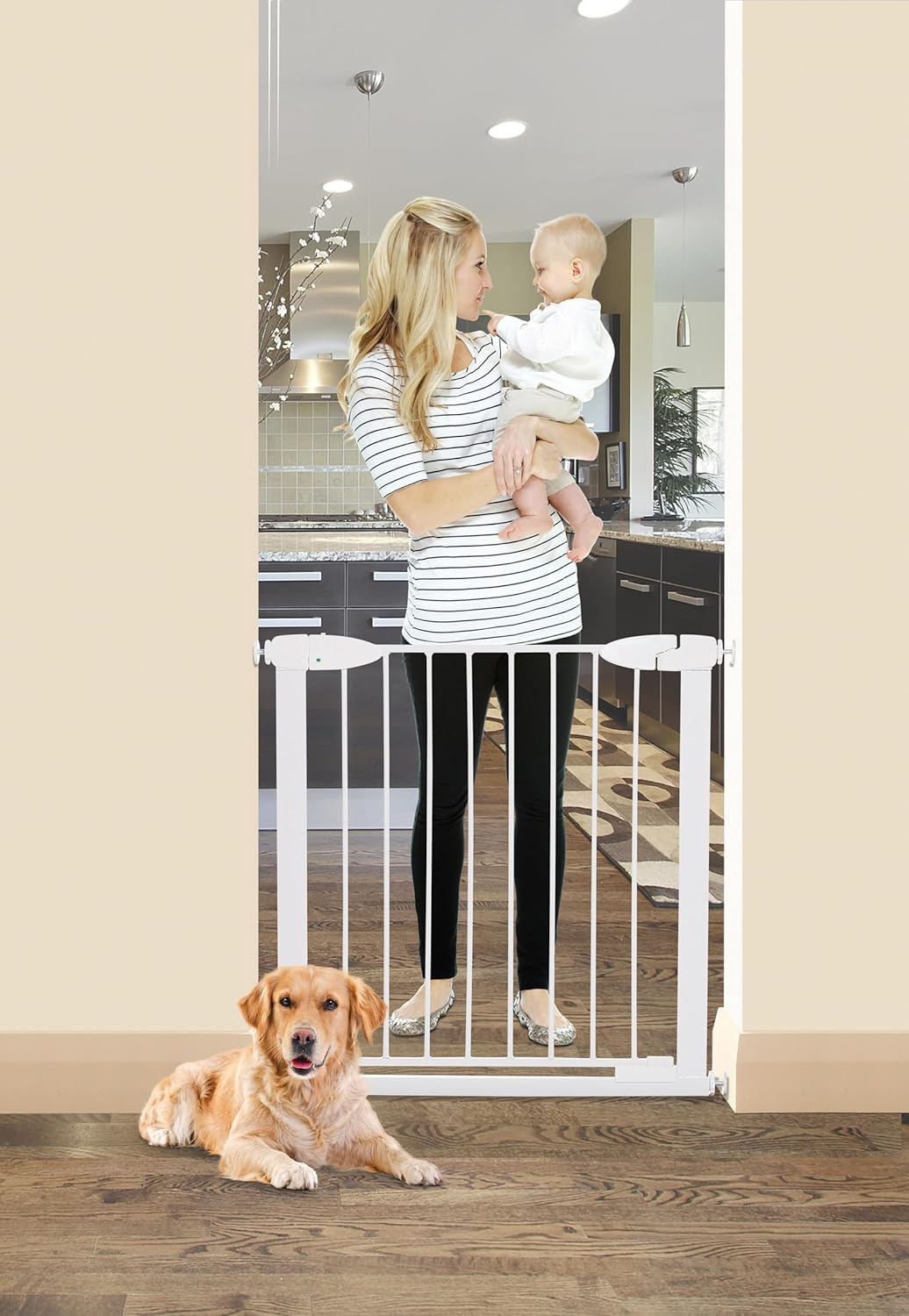 Dreambaby Boston Magnetic Auto Close Baby Gate (75-82Cm) image number 2