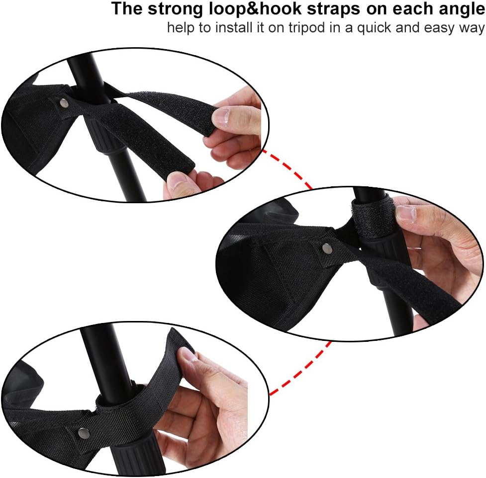 Tripod Stone Bag - Studio Video Stone Bag - Tripod Stabilizer Stone Bag - Photography Tackle Accessory - for Studio Video Light Stand,Tripod image number 4