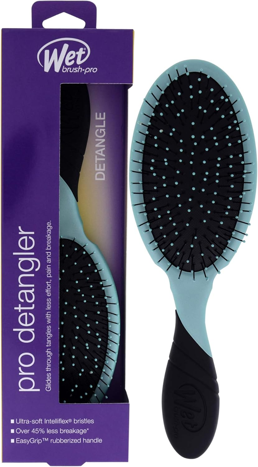 The Wet Brush Pro Shine Purist Blue Detangler, 1 Count image number 2