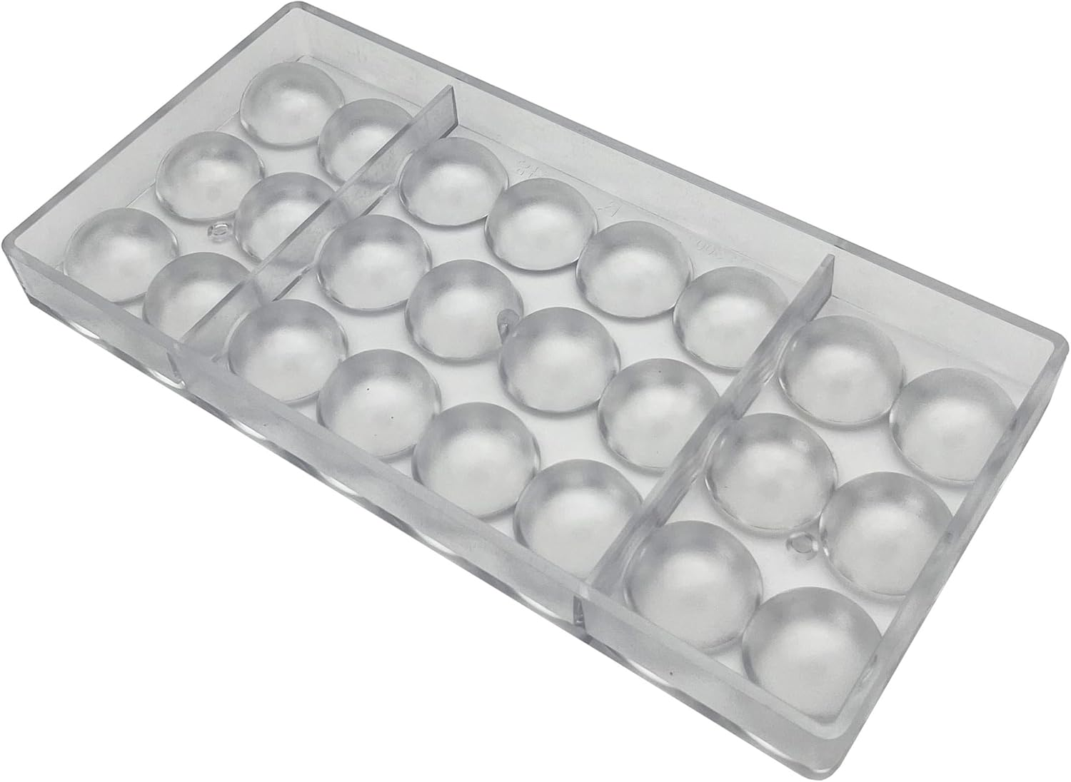 Goldbaking Semi Sphere Chocolate Mould PC Polycarbonate Hemisphere Chocolate Mold (S 1.2Inch) image number 2
