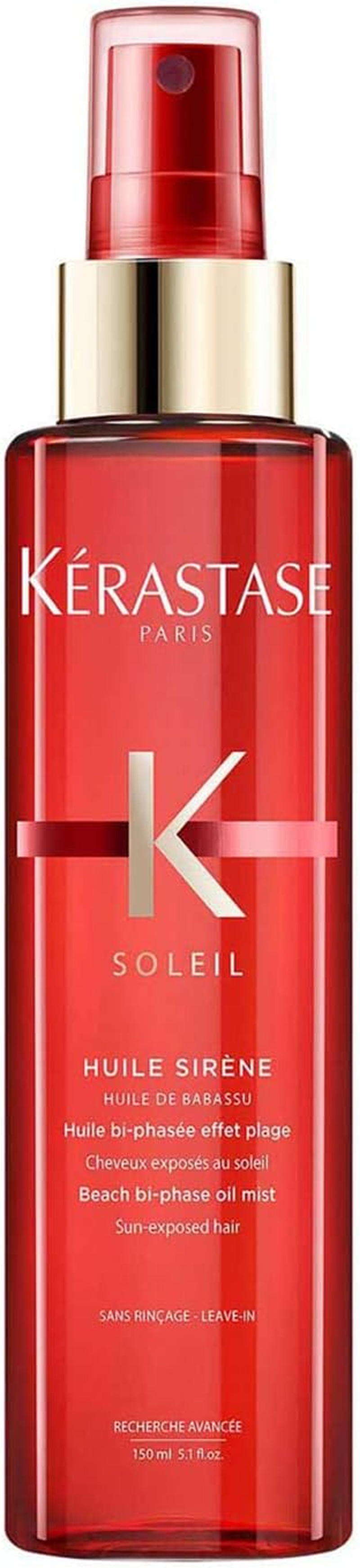 Kerastase Soleil Huile Sirene Hair Oil Mist for Unisex 5.1 Oz Mist, 150 Ml image number 6