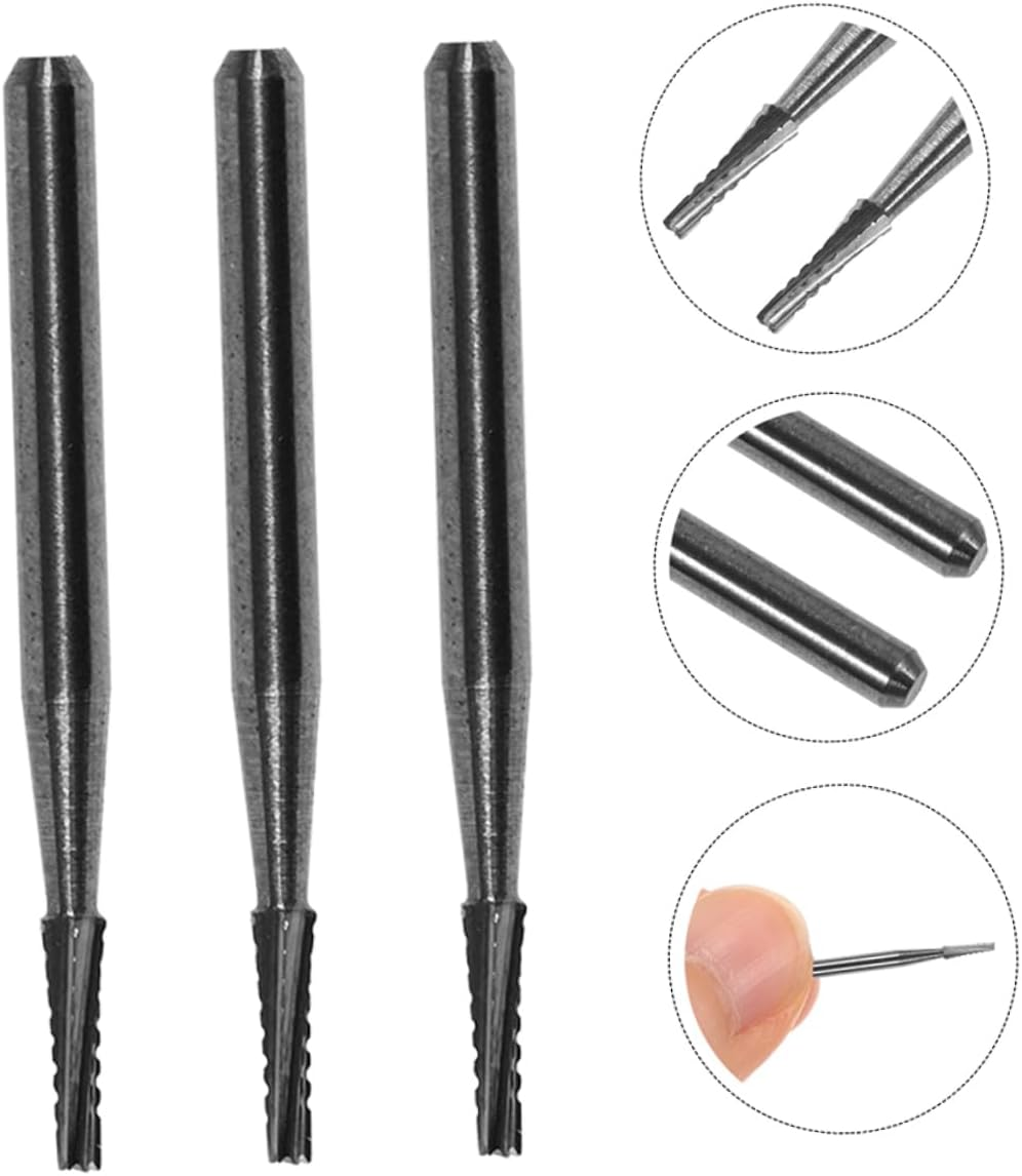 JECOMPRIS 3Pcs Tungsten Carbide Drill Bit Set for Auto Glass Repair Windshield Crack and Chip Repair Tool Kit for Car Window Rock Chip and Grout Removal image number 1