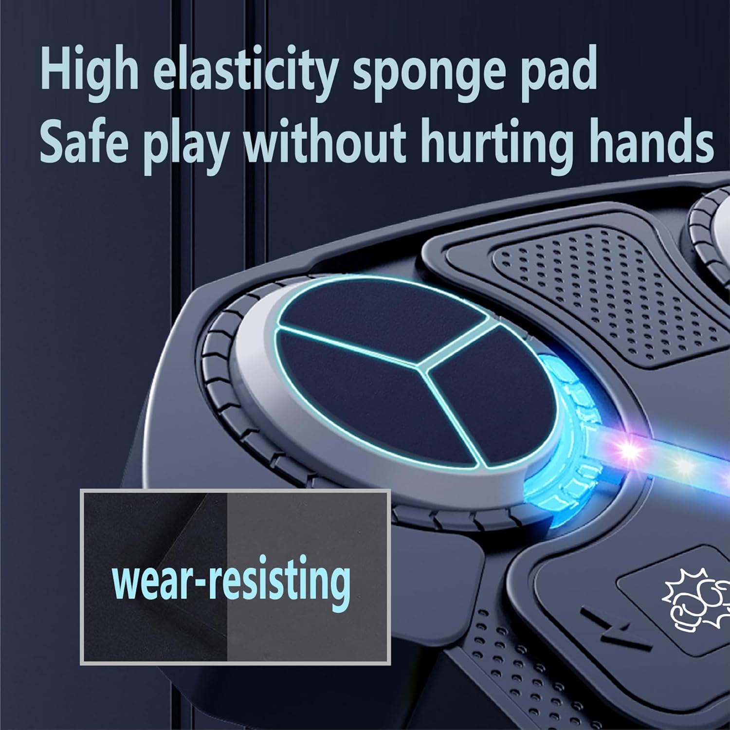 Music Boxing Machine, Rechargeable Boxing Equipment Wall Mount, Home Smart Boxing Target Workout Machine, Electronic Focus Agility Training Digital Boxing for Kids and Boy