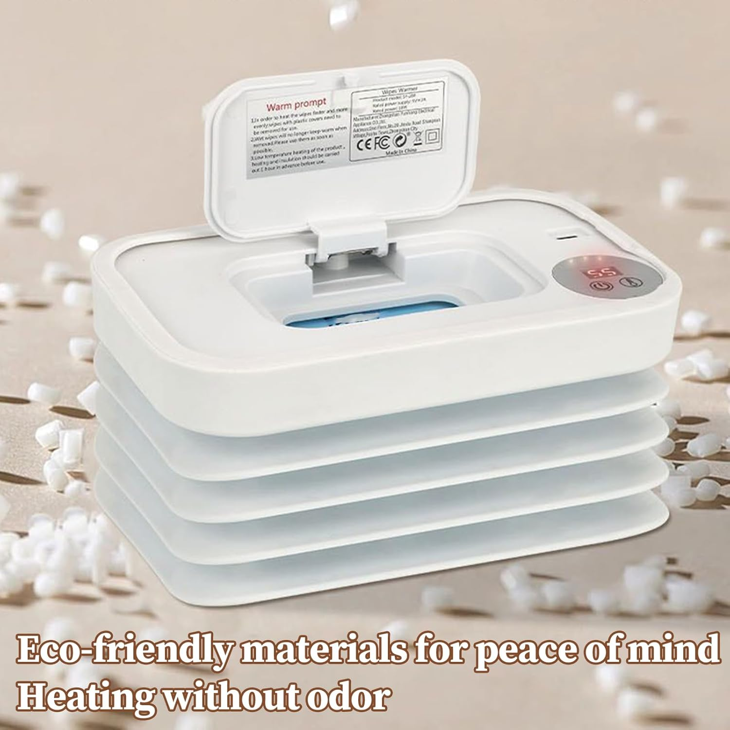 Wipe Warmer for Baby, Portable Wipe Warmer and Dispenser Cordless, Rapid Heating Baby Product for Road Trips Business Trips Car Camping image number 4