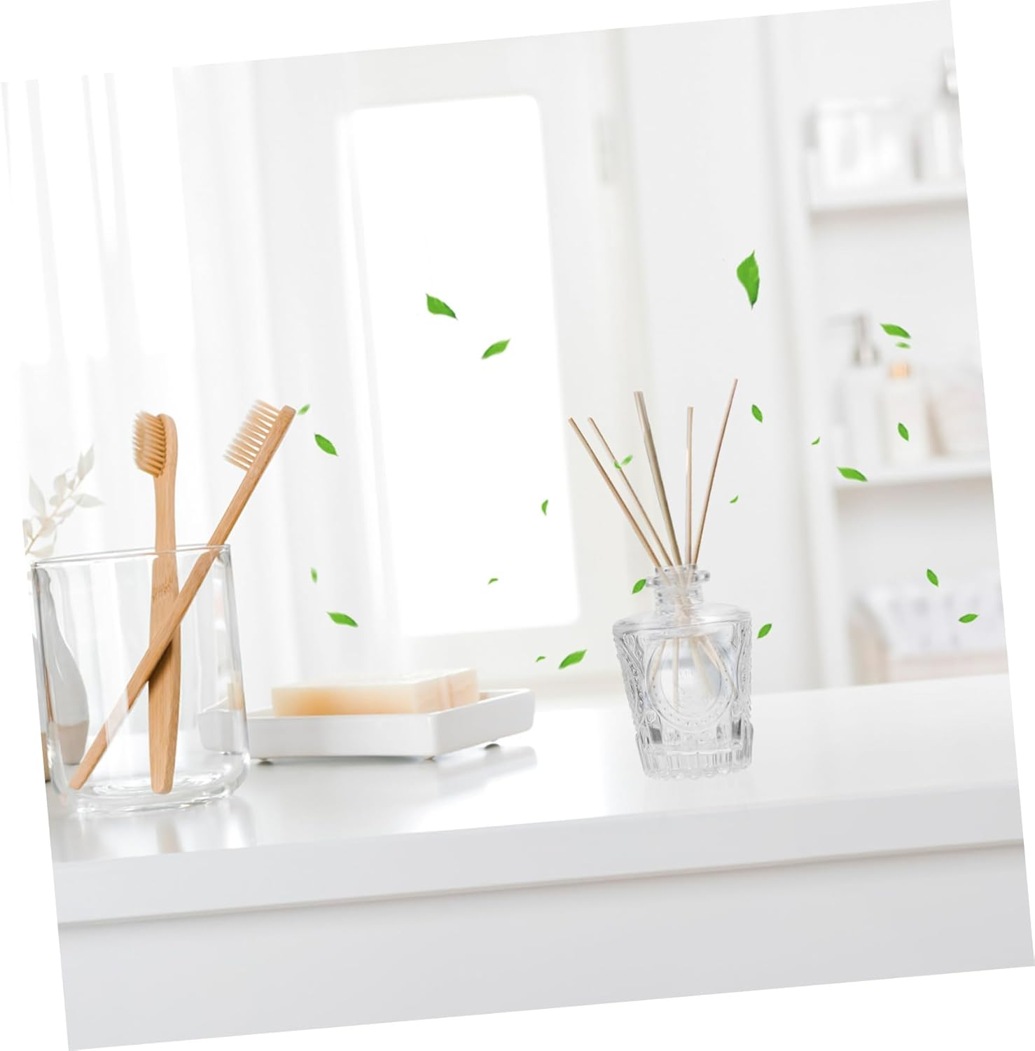 2Pcs Carved Bottles Transparent Essential Oil Bottle for Home Aromatherapy Fragrance Release and Air image number 6