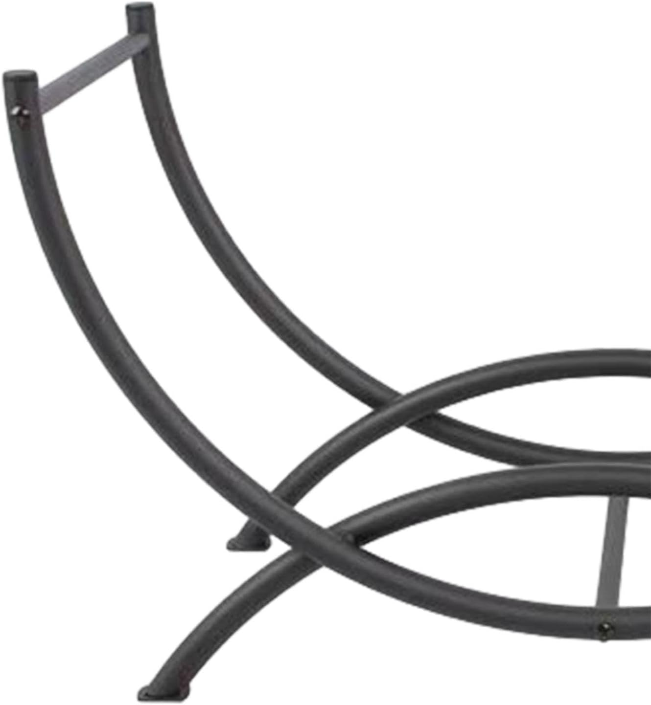 Curved Log Holder Fire Wood Rack Fireplace Wood Storage Log Storage Rack for Cooking