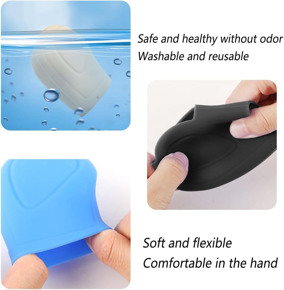 2PCS Car Gear Shift Cover - Silicone Auto Gear Shift Knob Cover - Preventing Automatic Shifter Knobs Aging - Universal Car Interior Decor Accessories for Women or Man (Black) - Yellow image number 4