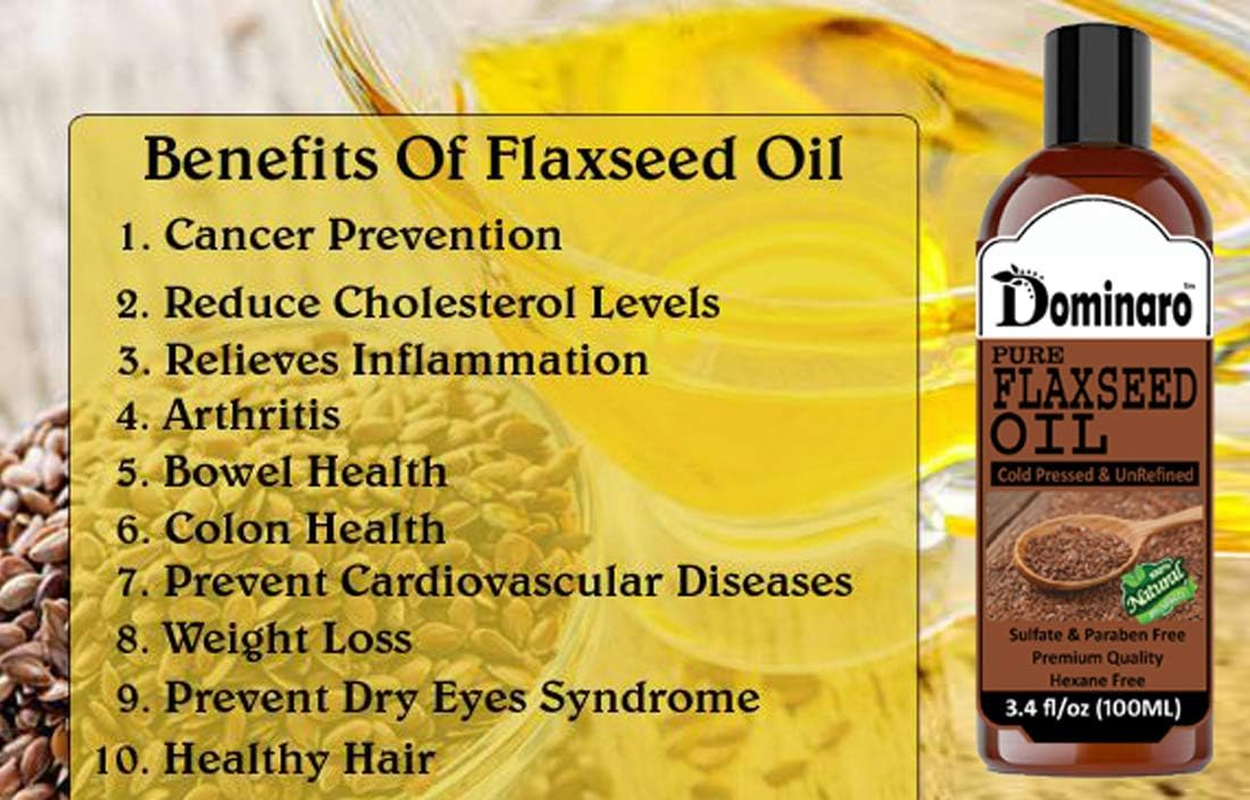 Dominaro 100 % Pure & Natural Flaxseed Oil & Garlic Oil Hair Oil (200 Ml) image number 2