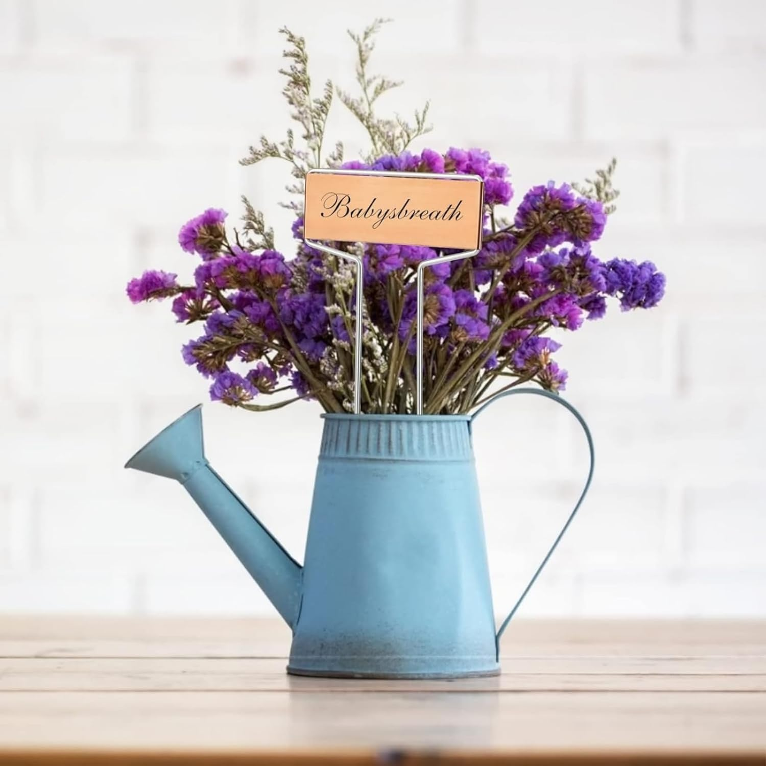 20 Pcs Copper Plant Labels, 25.5Cm Waterproof Plant Markers for Outdoor Garden, Seedlings, Flowers, Vegetables, and Herbs image number 4