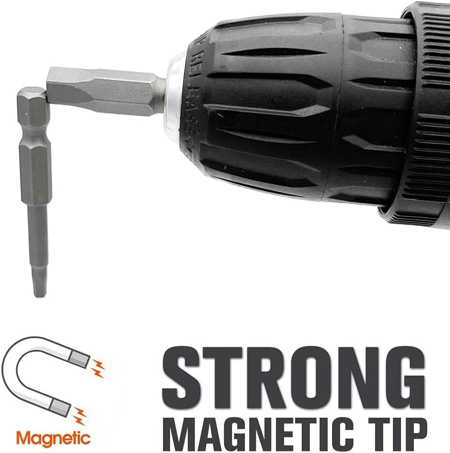 VT 10Pc Penta plus 5 Sided Security Screwdriver Bit Set image number 3