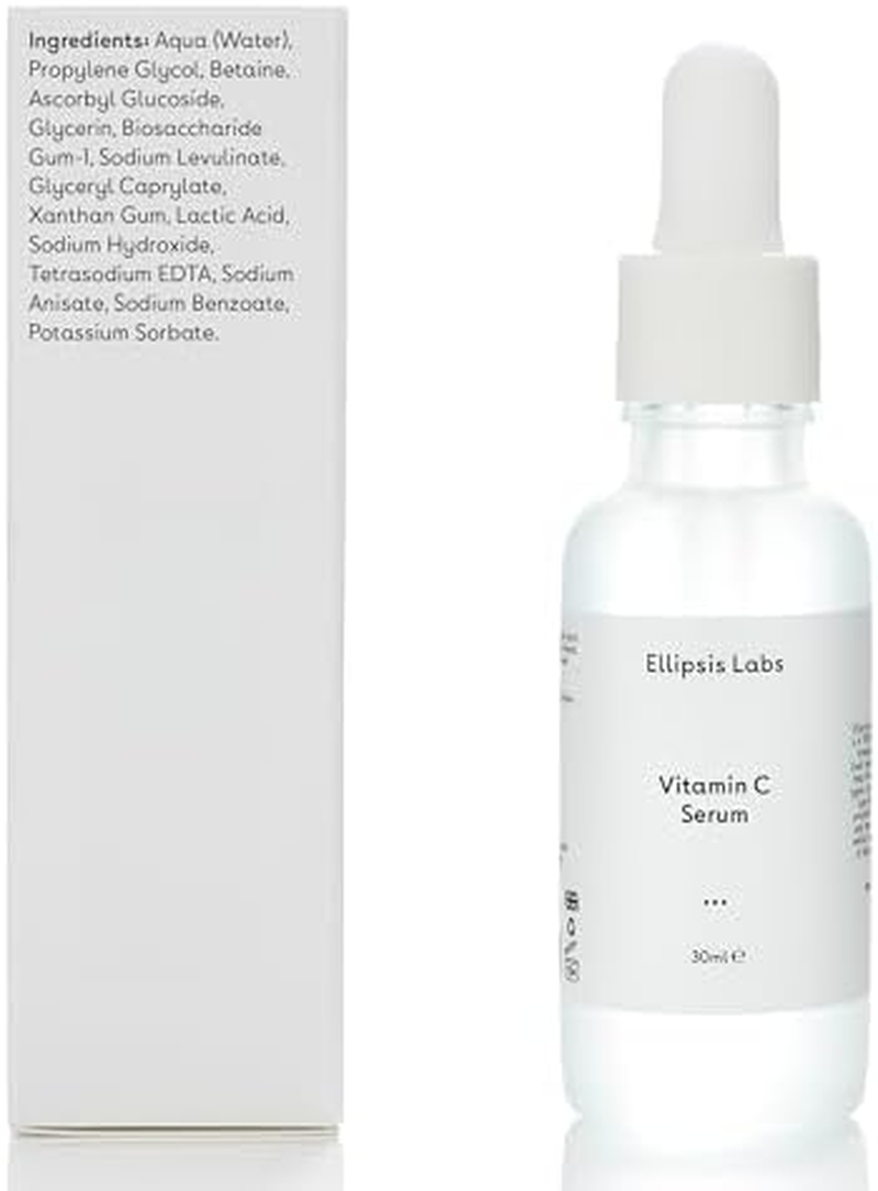 Vitamin C Serum by Ellipsis Labs &ndash; Brightening and Rejuvenating Vegan Antioxidant Serum with Ascorbic Acid to Target Dullness, Uneven Skin Tone, Fine Lines, Collagen Boosting, Fast-Absorbing, 30Ml image number 2