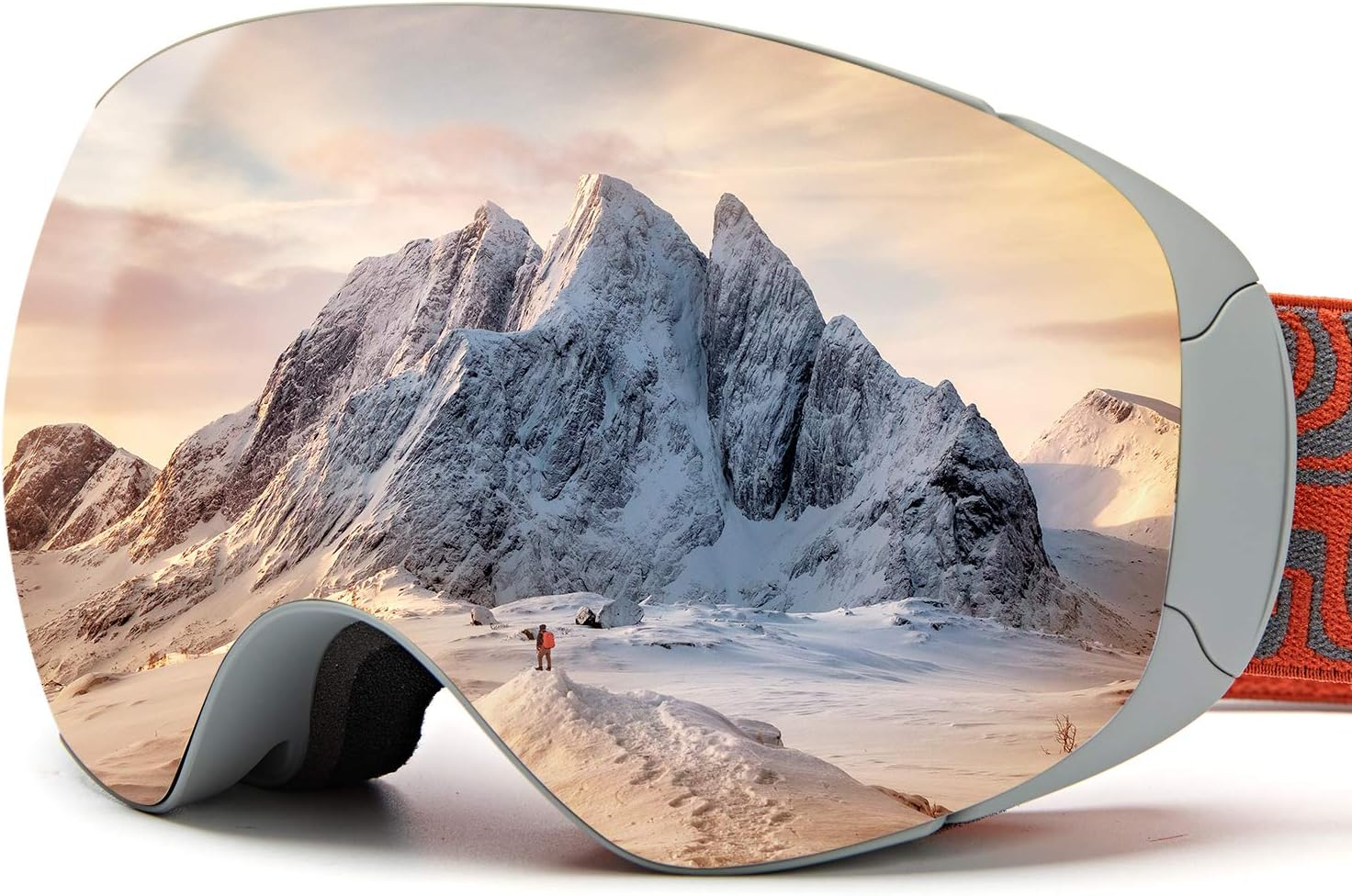 XCMAN Ski Snowboard Goggles UV Protection anti Fog Snow Goggles for Men Women Youth