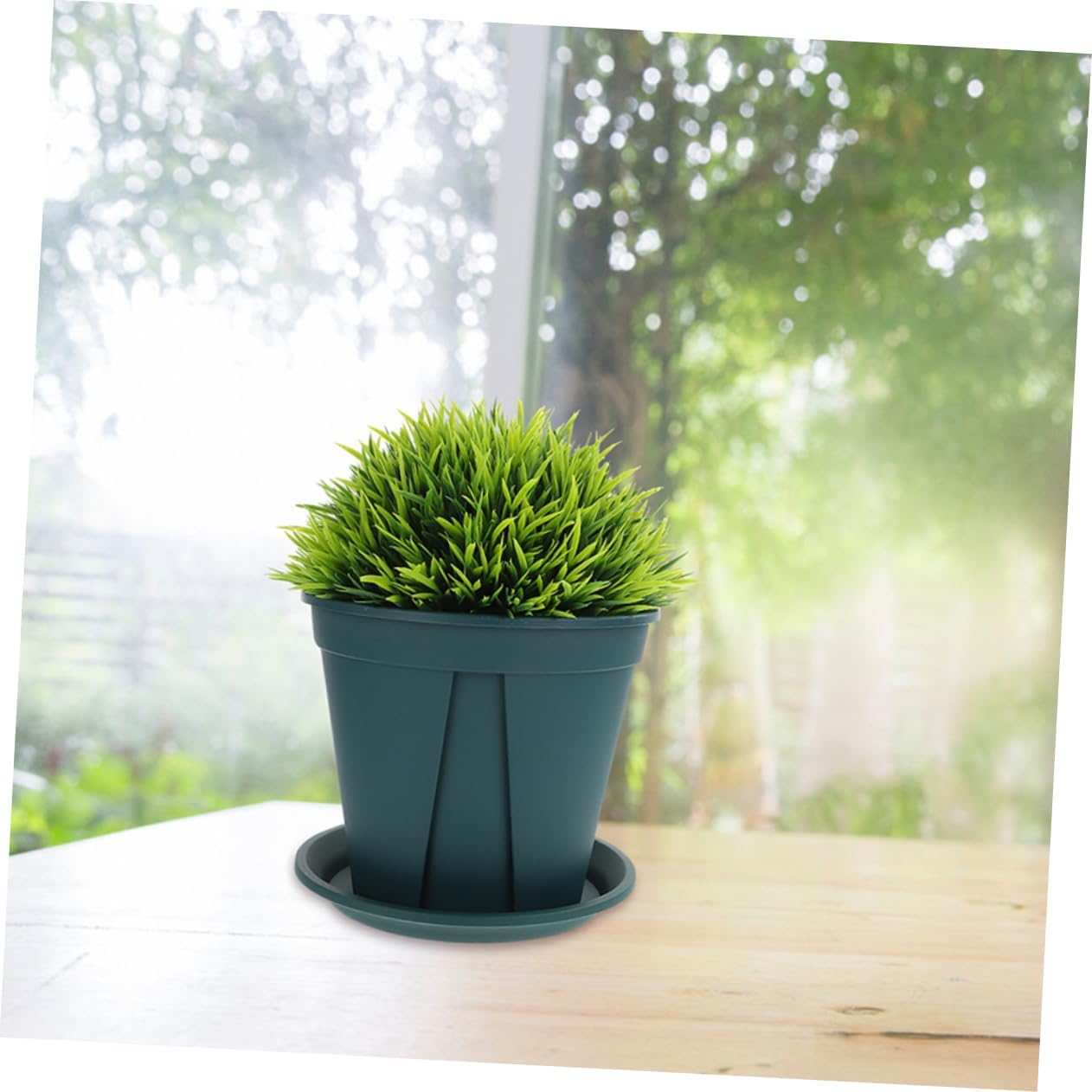 Milisten 10Sets Thickened Air Circulating Orchid Pots with Removable Tray Root Control for for Indoor and Outdoor Gardening image number 3