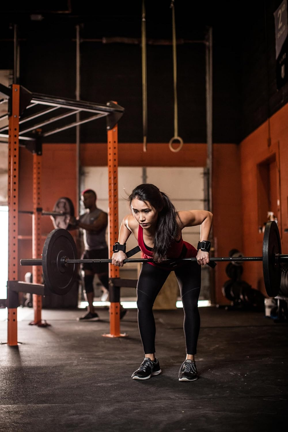 Harbinger Big Grip No-Slip Nylon Lifting Straps with Duragrip (Pair)