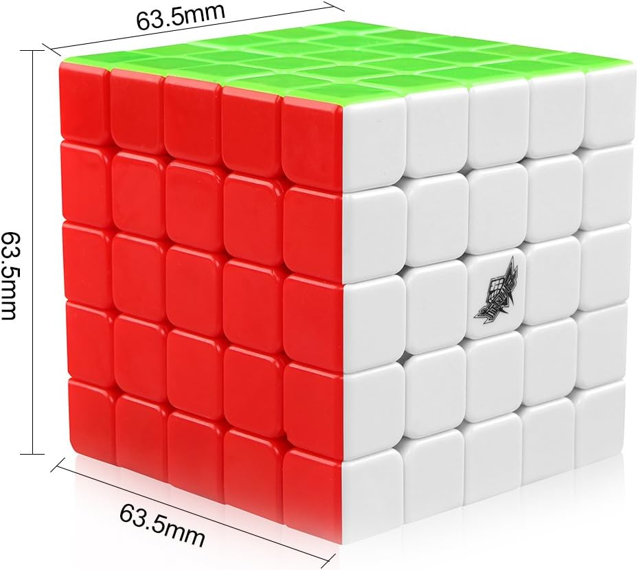 D-Fantix Cyclone Boys 5X5 Speed Cube Stickerless 5X5X5 Magic Cube 63.5Mm Puzzle Toys for Kids Adult image number 5