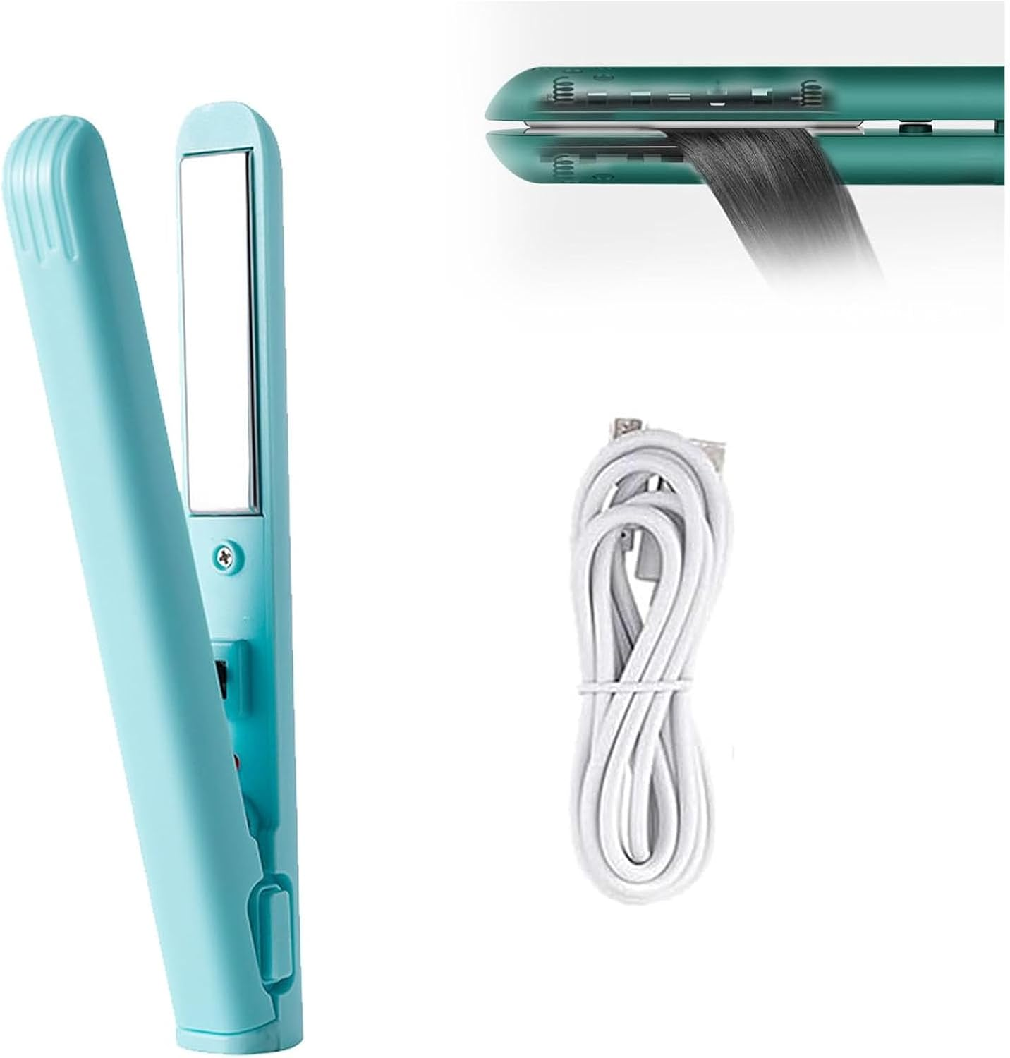 Mini Dual-Purpose Curling Iron,Ceramic Mini Hair Curler,2024 Upgrade Mini Dual Purpose Curling Iron,Mini Short Hair Curling Iron,Hair Curler,Hair Iron.