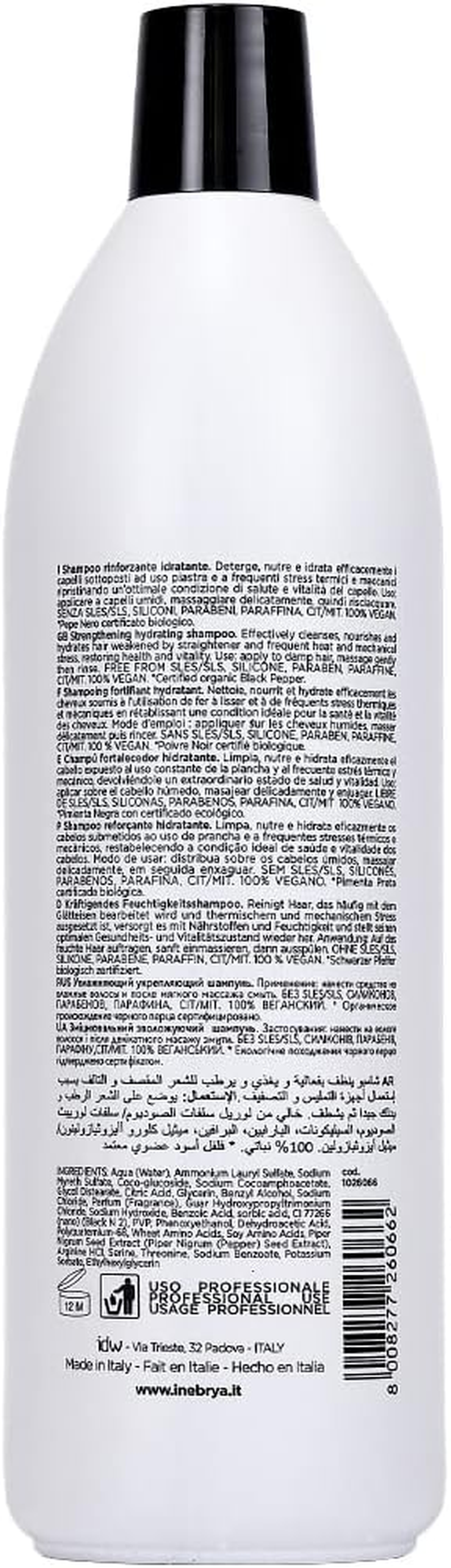 Inebrya Black Pepper Iron Shampoo image number 1