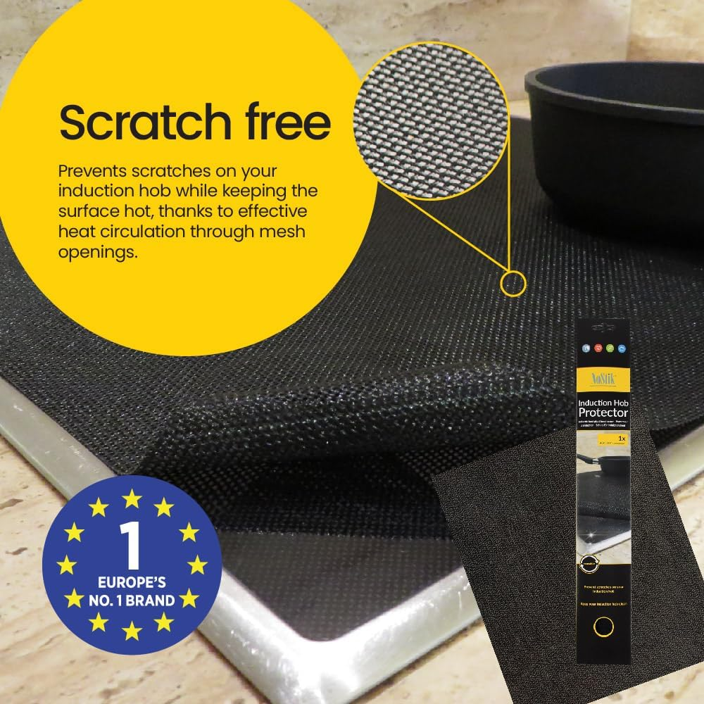 Nostik Reusable 48X58Cm Induction Hob Liner - Black image number 4