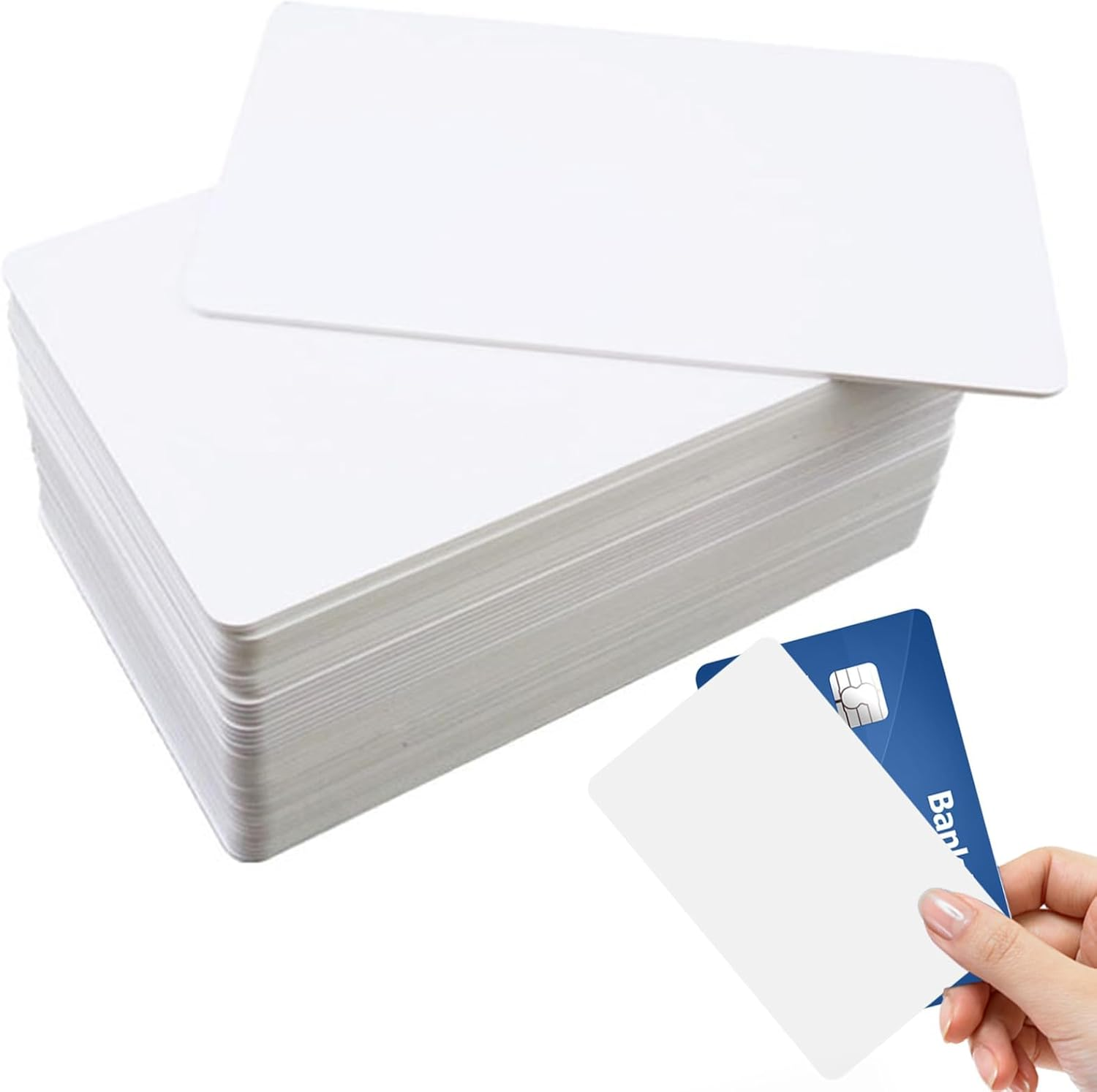 40Pcs NFC Cards, Betterjonny Blank NFC Tag NTAG215 Cards, Rewritable NFC Business Cards White NFC Chip 215 Cards, 504 Bytes Memory NFC Tag Compatible with Android and NFC Enabled Mobile Phones Devices image number 4