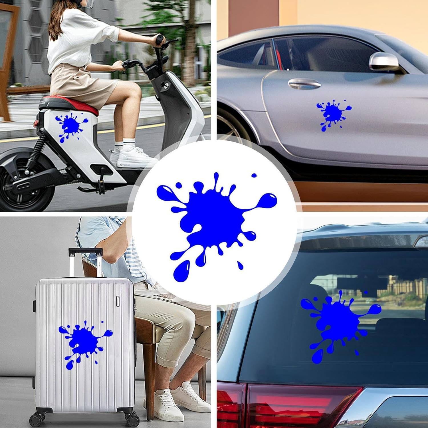 Car Reflective Stickers,Funny Window Sticker - Automotive Stickers, Car Stickers Funny for Kindergarten, Bedroom, Baby Room, Boy'S Room