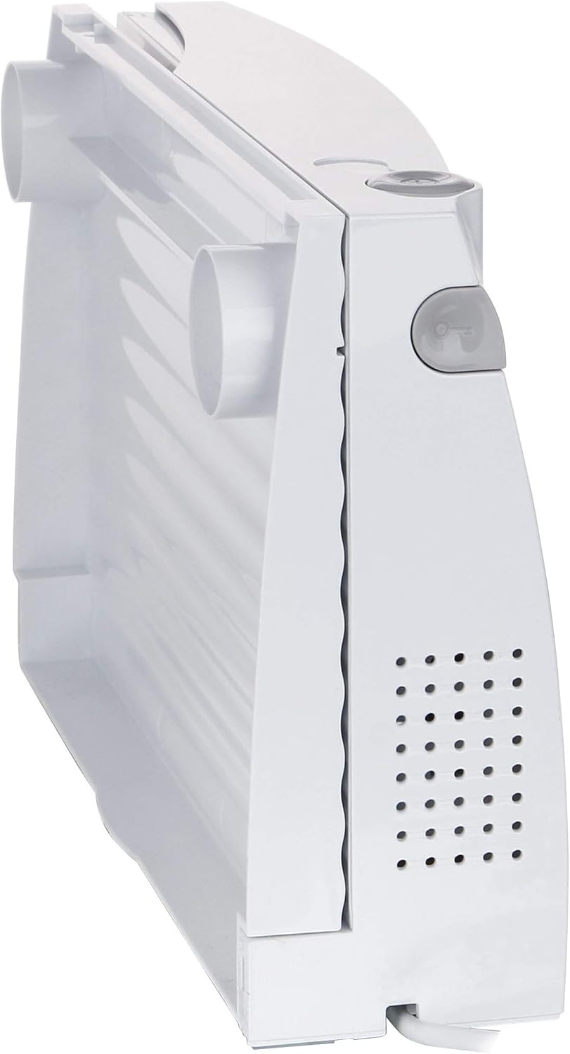 Emerio MS-125000 All-Purpose Slicer, Stainless Steel Knife Unit Made in Germany, Adjustable 0-17 Mm, Bpa-Free, Space-Saving, Foldable, with Safety Switch, Eco 100 Watt, White image number 6