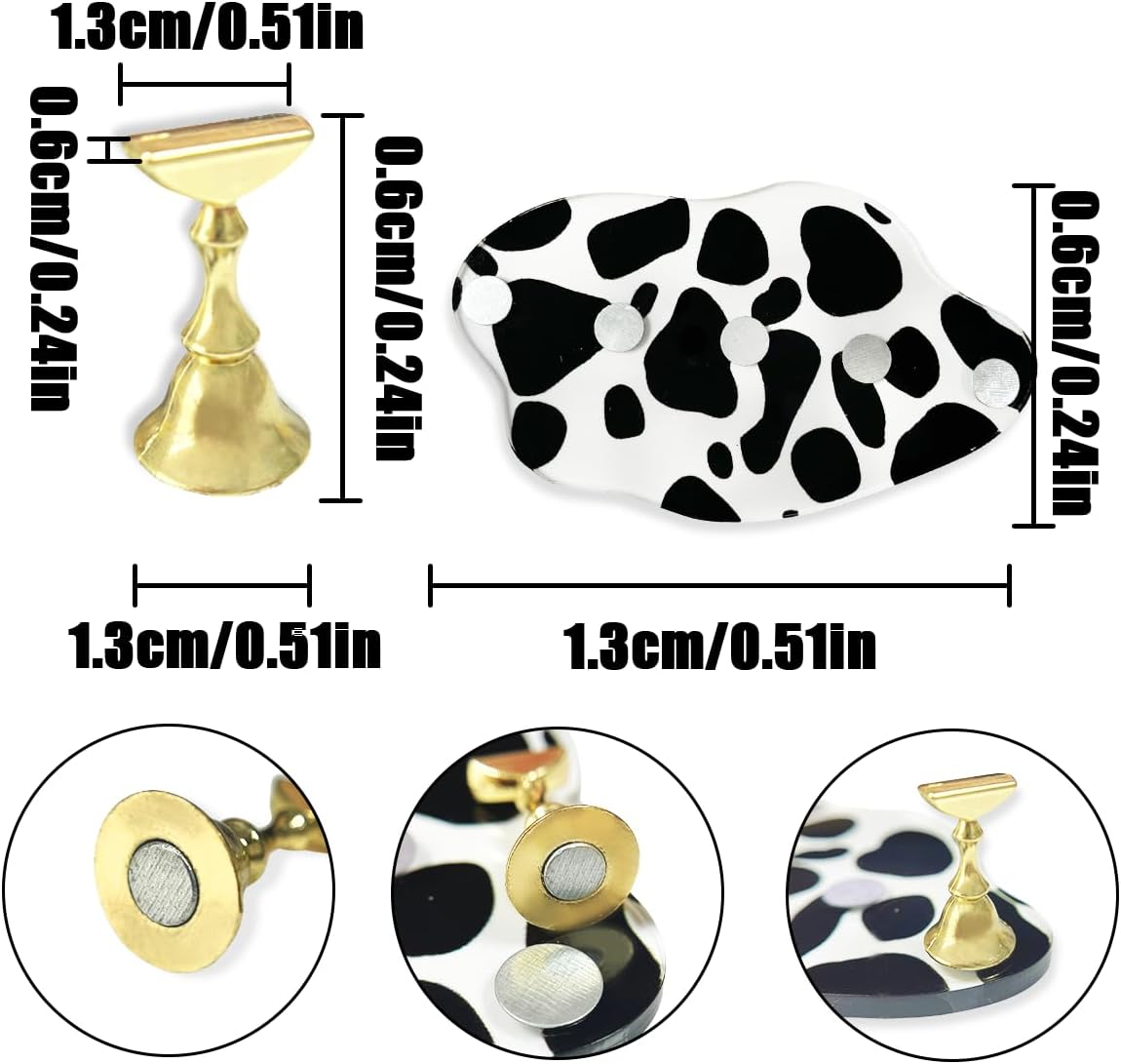 TEAONE Nail Holder, 1 Set Nail Display Stand for Nail Design and Salon Artwork image number 5