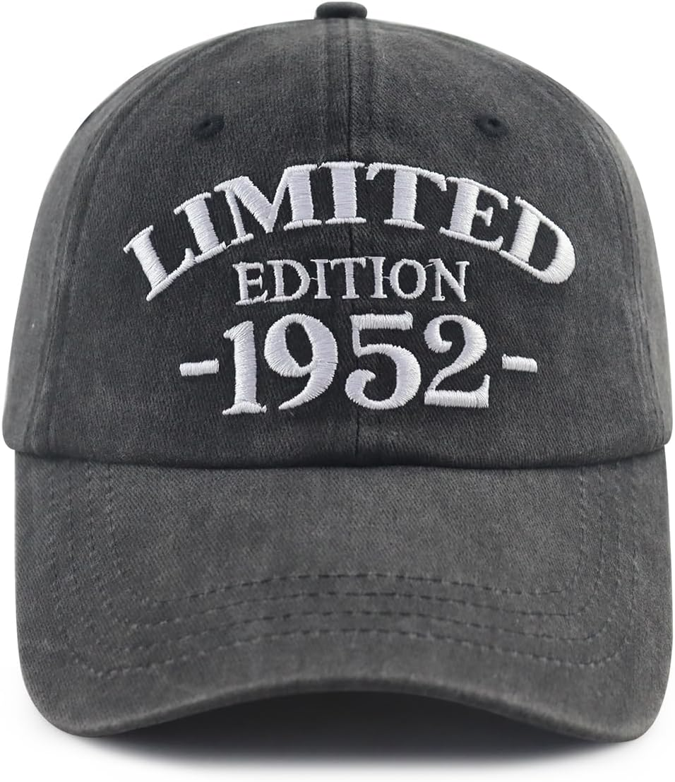 Xullaxth Limited Edition 1950 1951 1952 1953 1954 1955 1956 1957 1958 1959 Hat for Men Women, Adjustable Cotton Baseball Cap